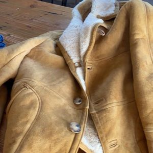 Shearling vintage coat